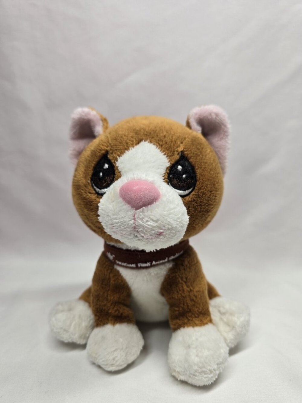 Precious Moments Precious Girls Club Paws Animal Shelter Plush Cat 2008 Vintage